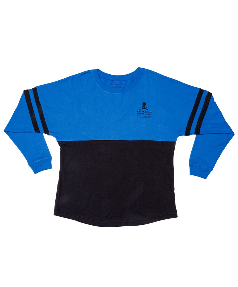 St. Jude Colorblock Pom Jersey - Blue